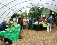 Bild: Besucher der Wanderausstellung